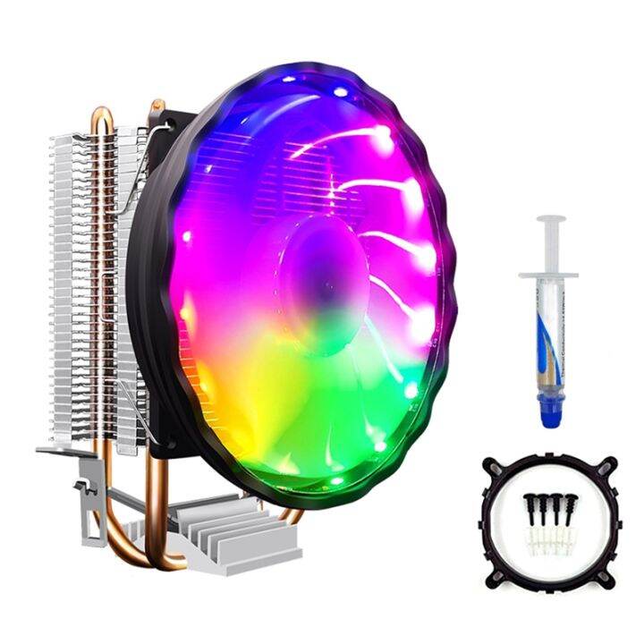 for-coolmoon-12cm-cpu-cooler-cpu-radiator-fan-desktop-computer-host-dual-copper-tube-vertical-fan-4pin-silent-heat-pipe