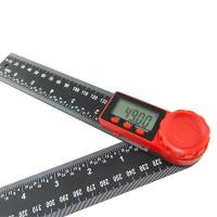 Eshop 2-In-1ดิจิตอลมิเตอร์วัดมุมอินคลิโนมิเตอร์ดิจิทัลไม้ฉากอิเล็กทรอนิกส์ Goniometer ไม้โปรแทรคเตอร์หามุมเครื่องมือวัดพร้อม Zeroing และฟังก์ชั่นล็อค