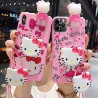 [Great. Cell phone case]  VIVO Y20 Y20S Y12 Y12S Y12A Y11 Y15 Y17 Y50 Y30 Y1S Y71 S1 Y91C V20 Y91 Y91i Y93 Y95 Y19 Y81 Y81i V5S 3D V17 V15 V11 V11i V9 V7 V5 Pro Plus Lite การ์ตูนสวัสดีขาตั้งเคสนิ่มลายคิตตี้