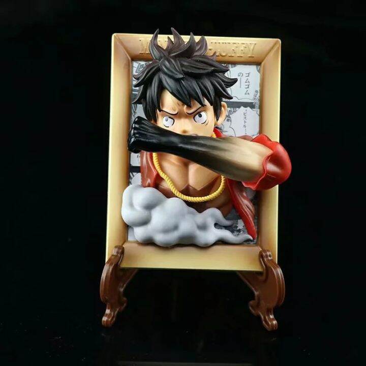 anime-ace-luffy-sabo-3d-photo-frame-ornaments-action-figure-home-decorations-pvc-collection-model-kids-toys-gift