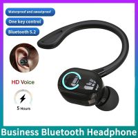 หูฟังไร้สายบลูทูธ5.0หูฟังมีไมค์เดียวในหูกันน้ำสำหรับกีฬาชุดหูฟัง Bluetooth ไร้สายหูฟัง TWS