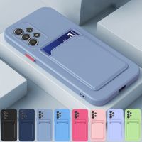 Card Slot Bag Holder Phone Case For Samsung Galaxy A53 A52s 5G A54 A22 A51 A12 A14 A71 A50 A32 4G A21s A13 A34 A23 A33 A72 Cover