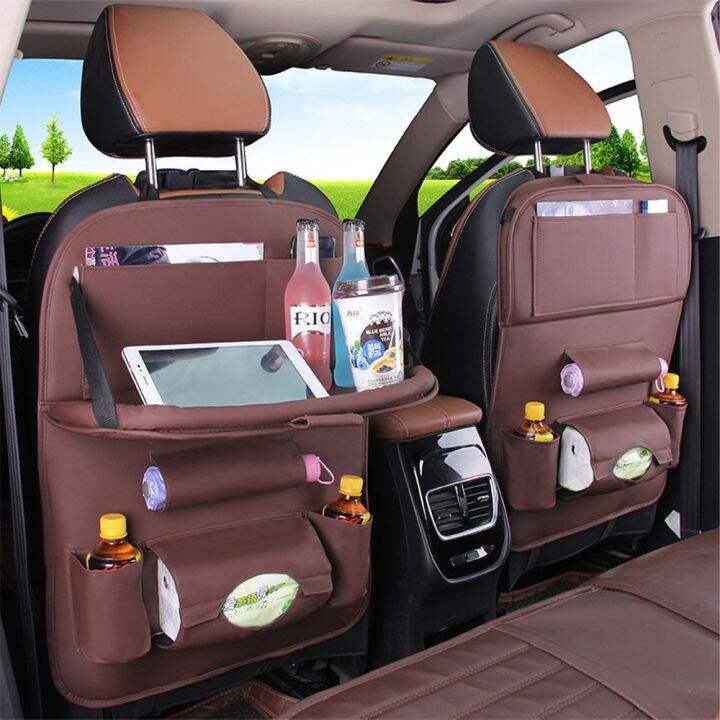 Multi pocket organizer online for car seat back