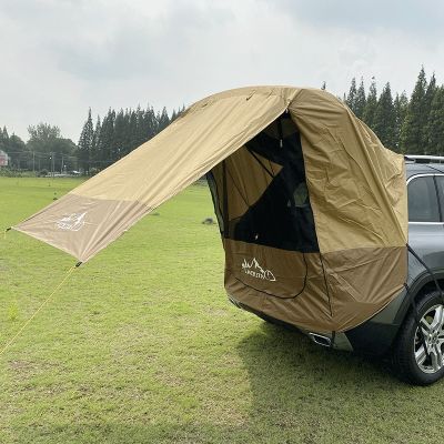 Tent for Car Trunk Sunshade Rainproof Rear Tent Simple Motorhome For Self-driving Tour Barbecue Camping Hiking Tent