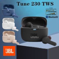 ♥100% ผลิตภัณฑ์ดั้งเดิม + Gratis Ongkir♥JBL ปรับ T230NC 230 TWS ไร้สายหูฟังบลูทูธสปอร์ตหูฟังพร้อมไมโครโฟนหูฟังแฮนด์ฟรี