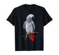 Mens African Gray Parrot Bird Graphic Tshirt Mens Graphic T-Shirt 100% cotton T-shirt