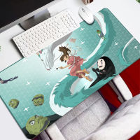 Spirited Away Mouse Pad Fashion Laptop XXL Computer Mouse Mat 900x400mm Gaming Mousepads Mousepad HD Large XL Gamer Desk Keyboard Play Mats