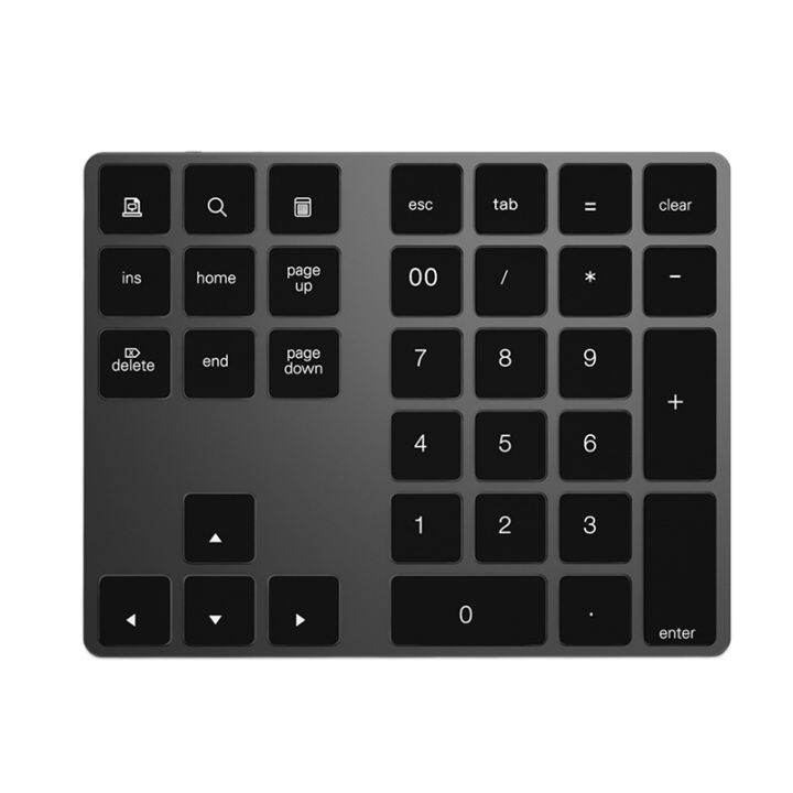 Bluetooth 3.0 Wireless Numeric Keypad 34 Keys Digital Keyboard for