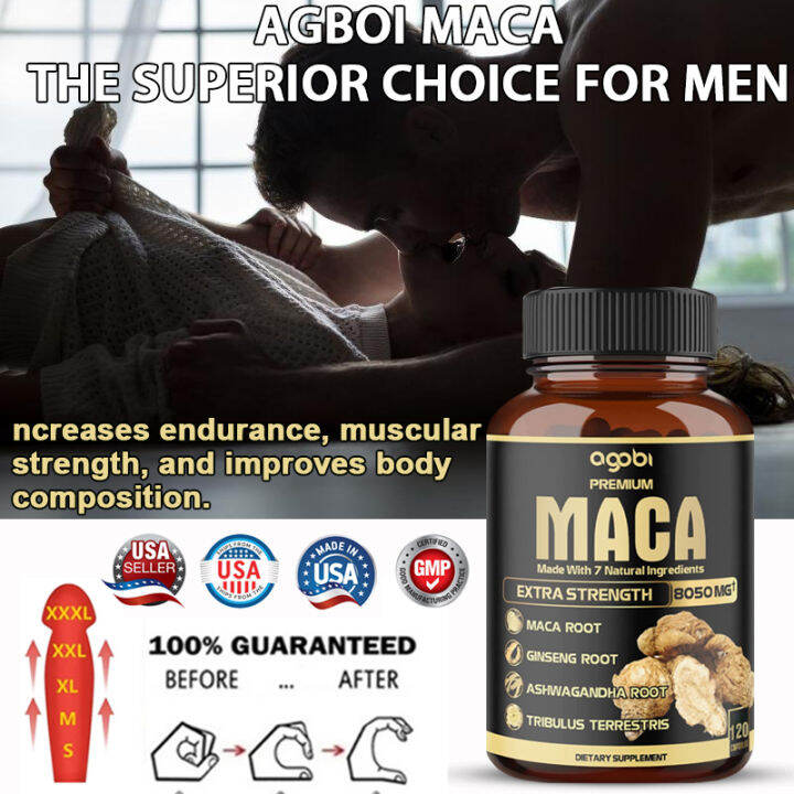 ด้วย Ashwagandha, Ginseng, Tribulus Eq. 8050 mg 7 in 1 Premium Maca