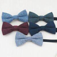 New Arrival Child Imitation Wool Bowtie Kids Good Quality Napped Resemble Fleece Bow Ties Babies Cotton Soild Color Butterfly Boys Clothing