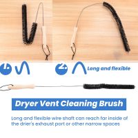 Dryer Vent Cleaner Dryer Lint Brush Vent Trap Cleaner Long Flexible Refrigerator Coil Brush