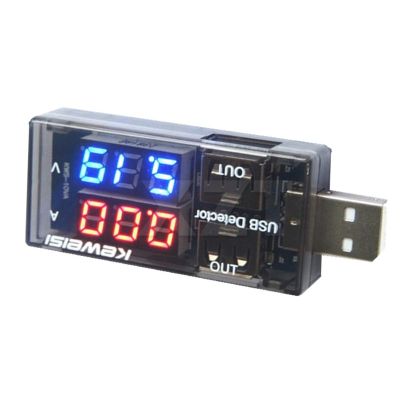 Double USB Voltmeter 5A Current Digital Voltage Tester USB Row Shows Power Supply Rated 4.7 /5