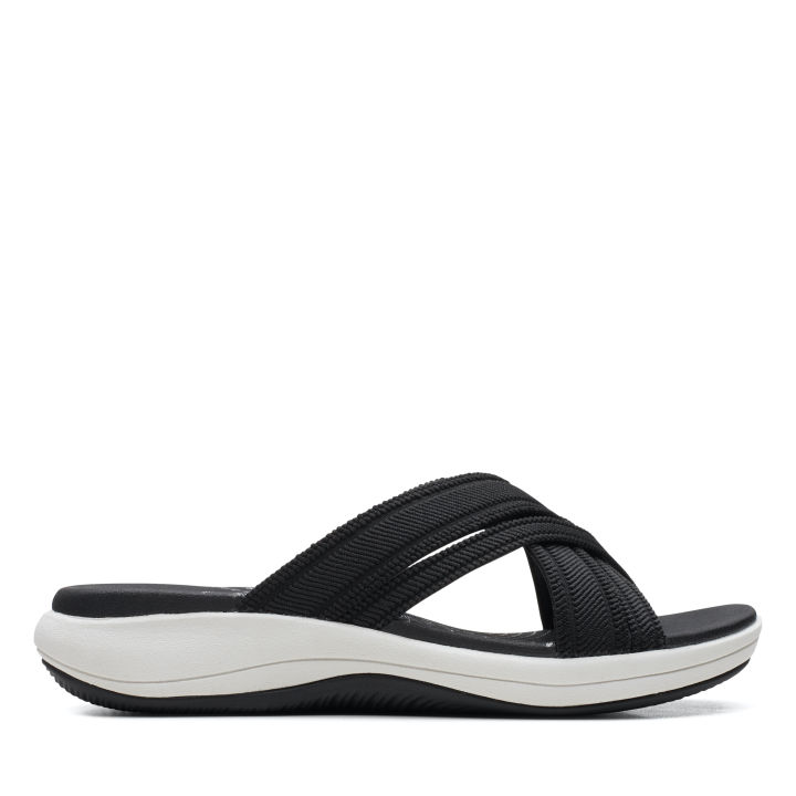 Clarks Mira Isle Women's Flat Sandals Black | Lazada PH