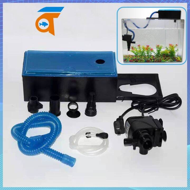 Top Filter for Aquarium 3 in 1 Power Head Pump Air Oxygen Aerator ...