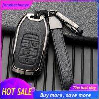 【 ร้อนแรง 】【Available】Zinc Alloy Leather Car Key Case Cover For Honda Civic FE 2022 All New HRV 2022 The NEW Civic 2022 Casing