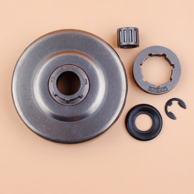 38" 7T Clutch Drum Sprocket Bearing Washer Clip Kit For HUSQVARNA 365 362 371 372 XP 372XP Chainsaw