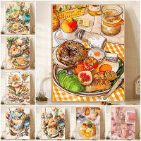 ORFON-Paint By Number-Food-Pictures-ภาพวาด Diy ตามจำนวน-数字-数字数数字-数aint