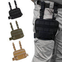 ยุทธวิธีวางขา MOLLE แพลตฟอร์มต้นขา Rig แผงสำหรับ M-Ag-A-ซีนกระเป๋าซอง Hu-Nt-In-G Pi-St-O-L G-U-N อุปกรณ์เสริม