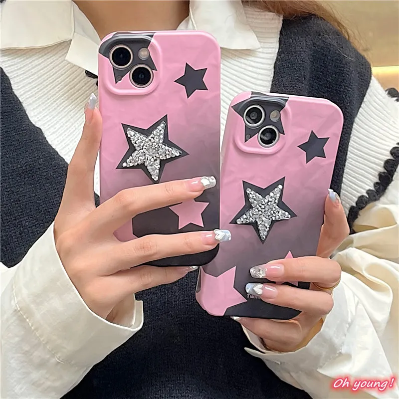 BLACKPINK Ins Gradient Bright Star for Iphone 14Promax Tpu