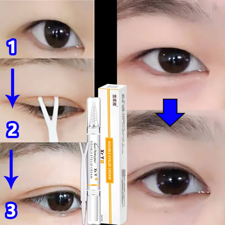 Double eyelid tape invisible glue cream eyeliner shaping set waterproof