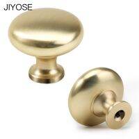 JIYOSE Solid Brass Cabinet Knobs Round Ball Gold Knobs for Dresser Drawer  Modern Kitchen Hardware Cabinet handles Door Hardware Locks