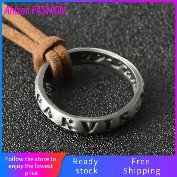 KIRALOVE Necklace - Uncharted 4 - Nathan Drake - Ring - sic Parvis Magna  Gift idea - Cosplay Uncharted 4 Nathan Drake sic Parvis Magna idea :  Amazon.co.uk: Toys & Games