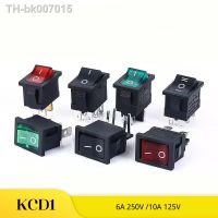 ✕❀  5pcs/lot Ship type switch/ Small Rocker Switch  KCD1-104N 4 pin(4feet) with light 6A 250V /10A 125V