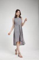 QueenCows : ชุดให้นม Melinda Vest Dress (Gray)