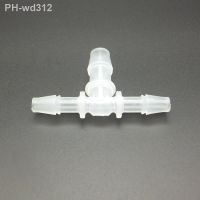 5PCS 1.6mm 2.4mm 3.2mm 3mm 4mm 6mm 8mm 10mm 12mm Hose Barb Tee Plastic Connector Pipe Fitting Reducer For Aquarium Fish Tank