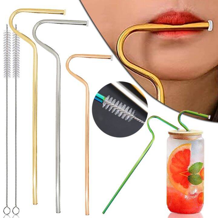 1pc Anti-lip Wrinkle Straw For Women To Prevent Lipstick Wrinkles