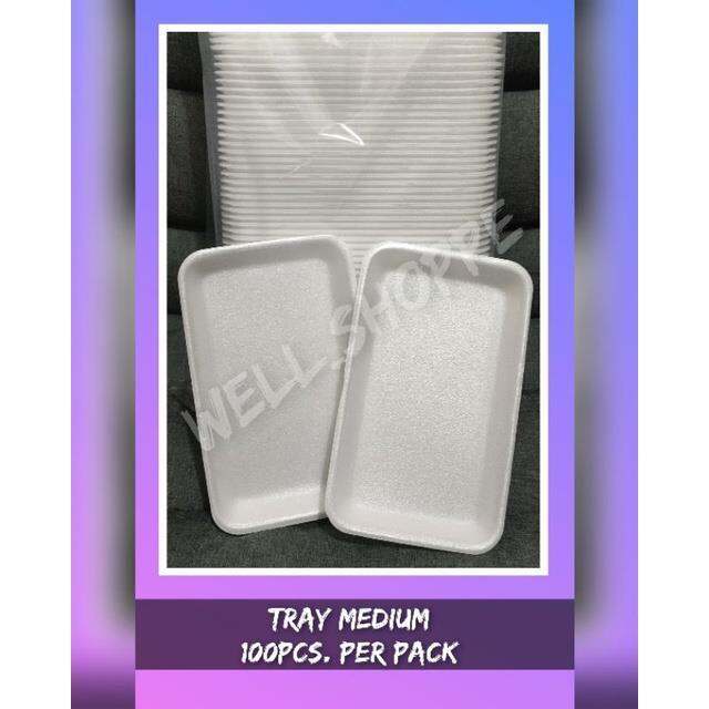 Styro Tray Medium (100pcs per pack) | Lazada PH