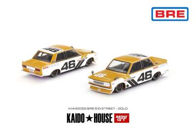Kaido House X MINI GT 1:64 Datsun 510 Pro Street BRE510 V3รุ่นรถ