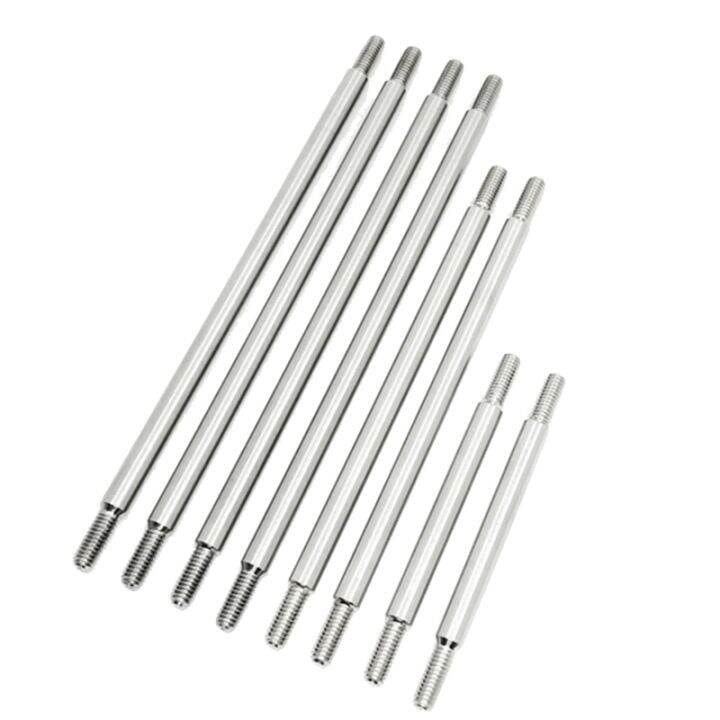 8pcs-for-trx4-stainless-steel-chassis-tie-rod-for-1-10-rc-track-traxxas-trx-4-324-wheelbase-frame