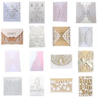 【YF】♧✹☏  10Pcs Cut Wedding Invitations Birthday Baby Bridal Shower Engagement Mariage Event Invitation Cards Supplies