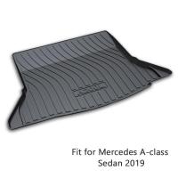 1Set Car Cargo rear trunk mat For Mercedes Benz A class Sedan W177 2019 Styling Waterproof carpet Anti-slip mat Car accessories