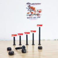 [0309] น็อตยึดทรัคสเก็ตบอร์ด หัวหกเหลี่ยม มีบ่า พร้อมตัวเมีย ไซ้ skate tool 25mm 28mm 30mm 35mm 53mm