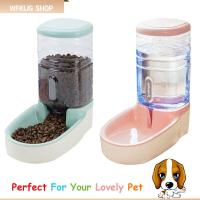 1x 3.8L Automatic Pet Feeder Large Capacity Dog Cat Food Water Dispenser Drinking Bowl Bottle