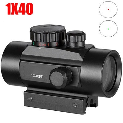 Red/Green Dot กล้องติด Bushnell RD40 กล้องเรดดอท 1x40RD Sight Pointer เรดดอท ไฟ 2 สี ขาจับราง 1 cm. และ 2 cm.1x40RD Sight Pointer Dot Camera