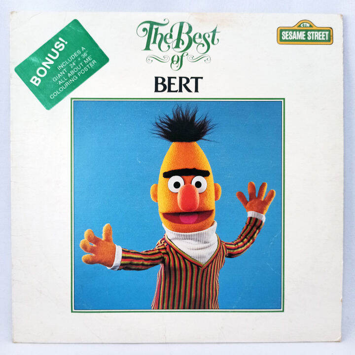 Sesame Street, Bert The Best Of Bert Vinyl Record Plaka Children's