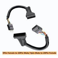 BGF NEW Motherboard header adapter USB 9 Pin Female to 3.0 20 Male Extension Cable