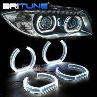 Britune Angel Eyes สำหรับ BMW E60 E91 E92 F31 F30 E93ปรับ DTM สไตล์ Halo แหวนคริสตัล LED สวิทช์ไฟรถอุปกรณ์เสริม DIY