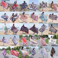 Hot 34รูปแบบ90X180ซม. Summer Beach ครีมกันแดดชุดบิกินี่ Cover-Ups Sarong Wrap ผ้าพันคอผู้หญิงชุดว่ายน้ำบราซิลชุดว่ายน้ำ Cover Up