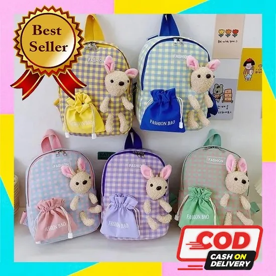 Tas ransel wanita lucu tas ransel boneka tas ransel wanita import