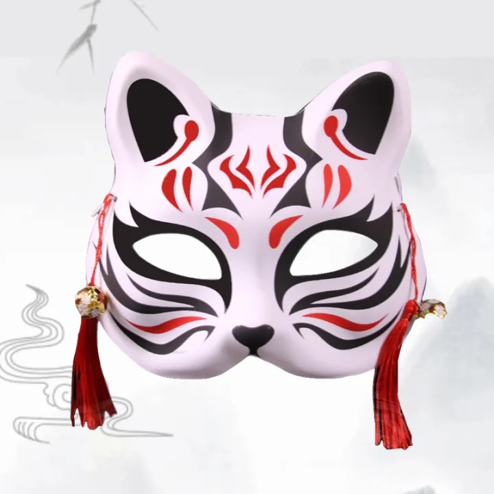 Hand-painted fox mask female half face covered cat face antique cartoon male cool dance cos handsome retro Chinese style | Lazada PH Hand-painted fox mask female half face covered cat face antique cartoon male cool dance cos handsome retro Chinese style | Lazada PH