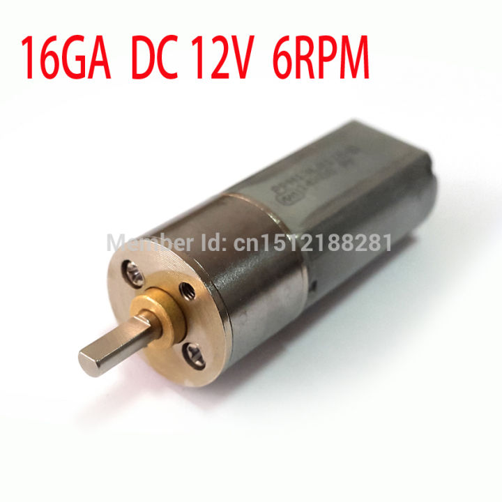 worth-buy-จอ-dc-40ma-12v-dc-มอเตอร์กล่องเกียร์แรงบิดสูง-dc-12v-6มอเตอร์รอบต่อนาที