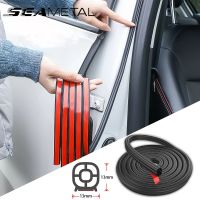 SEAMETAL Car Door Seal Strips Sticker Double Layer Weatherstrip Rubber Seals Sound Insulation for Car Door Trunk Engine Cover