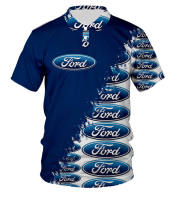 ford Brand New Mens Polo Shirt 3D Anime Short Sleeve Shirt Hip Hop Harajuku Oversized T-shirt 22（Contact the seller, free customization）