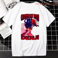 Chainsaw Man Denji Manga Denji And Power T Shirt Classic Japanese Anime Clothes Kawaii Cartoon Roupas Gildan Spot 100%