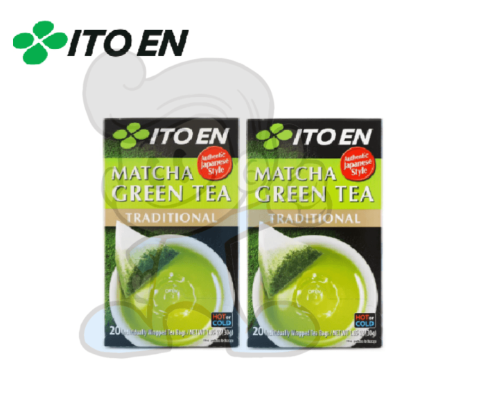 Ito En Matcha Green Tea Traditional 20s 2 X 30 G Lazada Ph