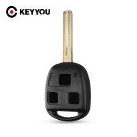 KEYYOU-Coque De Clé Voiture สำหรับ Lexus RX300 ES300 3 Boutons Télécommande